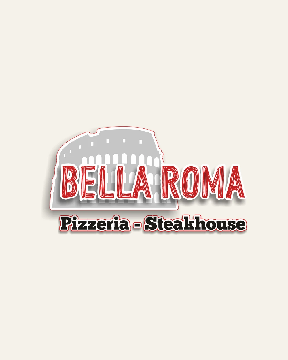 Logo-ontwerp voor Bella Roma door ZON Reclame.
