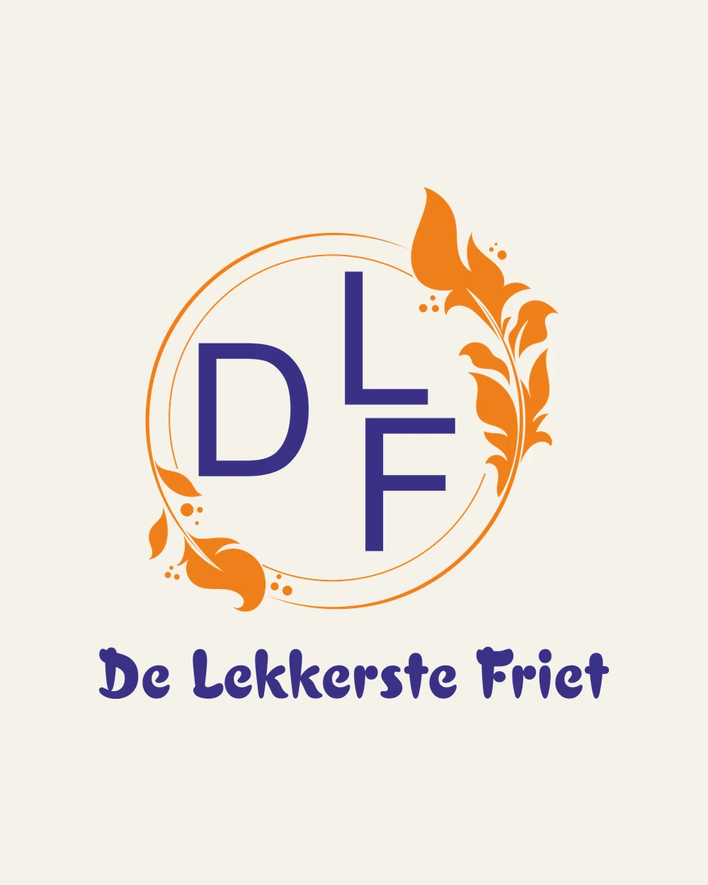 Logo-ontwerp voor De Lekkerste Friet door ZON Reclame.